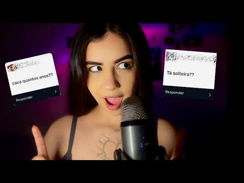 ASMR Respondendo Suas Perguntas com Sussuros Suaves 💤