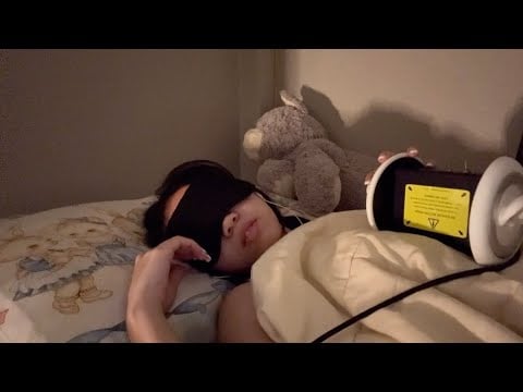 ASMR| Before I Go to Sleep😴(Fluffy ear swab)