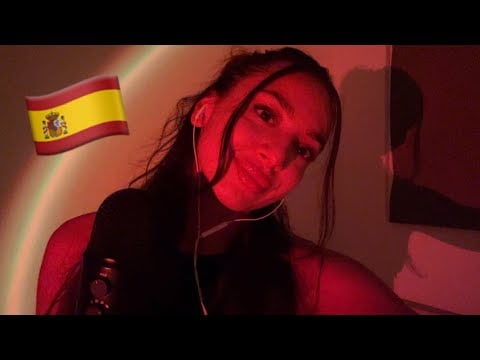 ASMR in Spanish ~ Clicky trigger words ✨