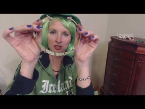 ASMR Soft Spoken ~ St. Patrick's Day Green Jewelry Show & Tell