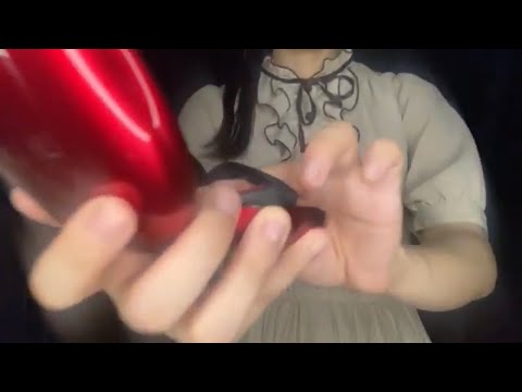 画面に直接メイクアップ【ASMR】/make up role play