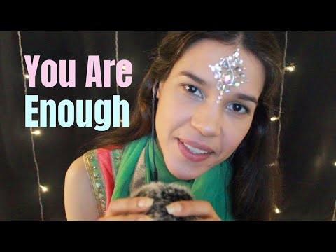 [ASMR] New Year Positive Affirmations & Peaceful Fluffy Mic Touching