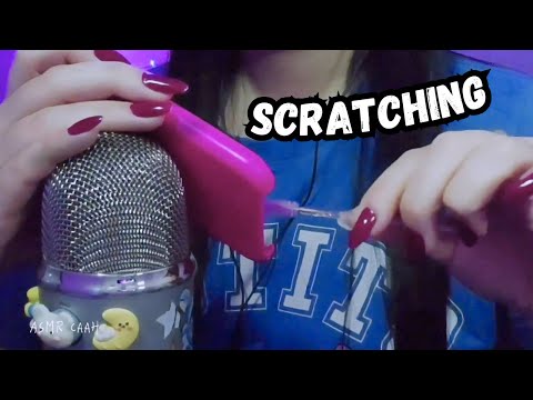 ASMR Scratching na Capinha de Celular com Escovinha - Sensações Relaxantes por 20 Min 💤✨ | asmr caah