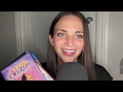 ASMR | Whispering About & Tracing Old DVD’s 💿