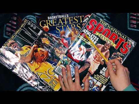 ASMR Page Turning & Tracing ✏️ (NBA Basketball Book)