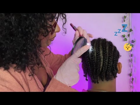 ASMR APLICADO | Analisando Seu Couro Cabeludo Até Você Dormir 😴 