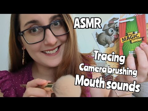 ASMR Mouth Sounds Tracing and Camera Brushing