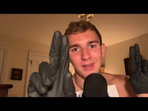 Asmr 1 minute cranial nerve exam during a thunderstorm