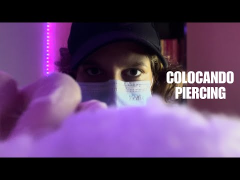 ASMR ~ Bodypiercing colocando piercing na sua língua