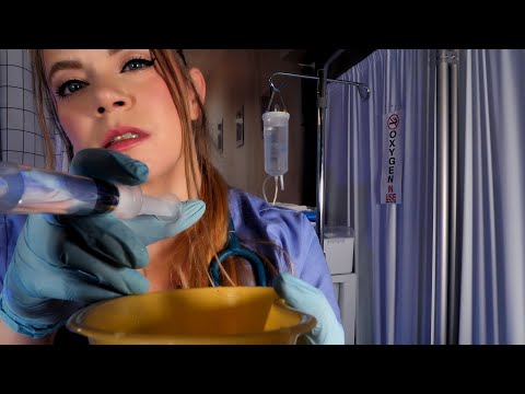 ASMR Hospital Ear Cleaning, Cranial Nerve Exam & Cognitive Testing | Whispered