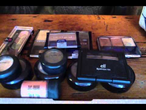Makeup collection 3D sounds video with a bit of whispering!