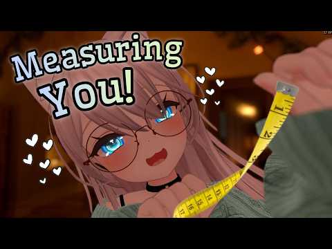 Measuring You! (close whispers, inaudible, writing) | asmr