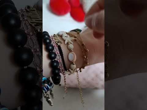 💕 my bracelets #asmr #asmrsounds