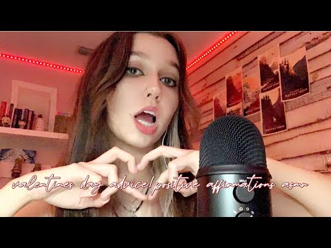 valentine's day asmr (positive affirmations + love advice)