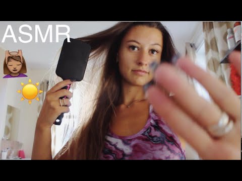 [ASMR] Hair Brushing & Hairstyles ~ (Whispered)