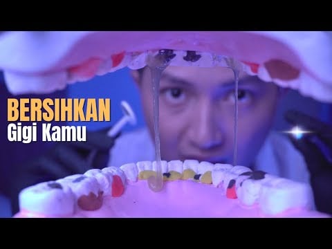 ASMR Dokter Gigi (Dentist)🦷 Membersihkan Gigi Kamu