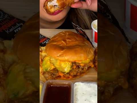 KFC CHICKEN #asmr #kfc #food