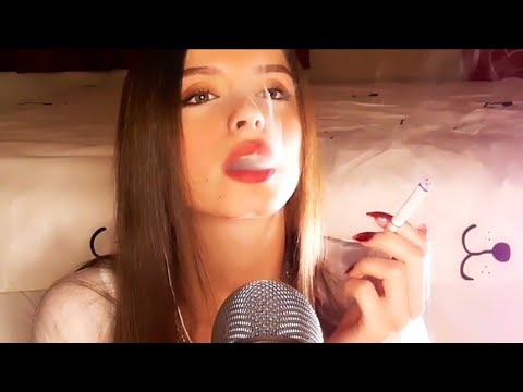 Rolling my cigarette ASMR Custom Smoking For Sale (One of my fav cigs)😻