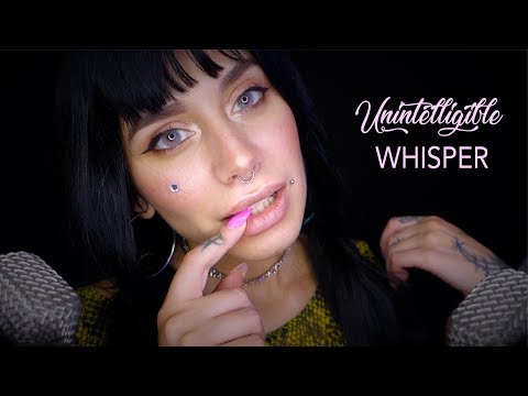 ASMR I WHISPER WITH YOU - UNINTELLIGIBLE WHISPERING