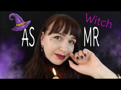 АСМР🎃 В гостях у ведьмы🕯 Чистка, Массаж головы ASMR Witch, Visual triggers, Head massage