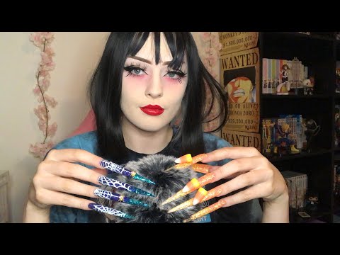 ASMR// fuzzy mic scratching and one on one talking with you.