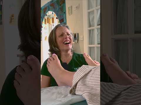 Poppy's Foot Reflexology with Extra Laughs | Unintentional ASMR Real Person