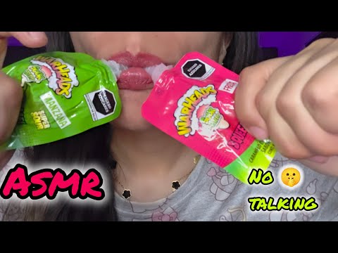 ASMR | SIN HABLAR|  D3DOS+SP1+ P4NT1NG| SOUR CANDY#asmr #mouthsounds #notalking 