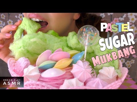 ★ASMR★ PASTEL CANDY - Ich esse alle meine Oster Süßigkeiten | Dream Play ASMR