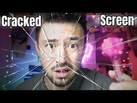 🔴 CRACKED PHONE SCREEN LoFi ASMR | Scratching, Tapping, iPhone Mic, Tingly ASMR LIVESTREAM!