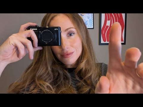 ASMR Photographer 📸 Taking Your Photos Up Close | Personal Attention, Camera Sounds & Soft Spoken