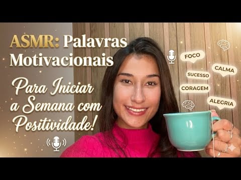 ASMR- para que nossa semana seja leve e próspera! 🌺🌸❤️🙏🏽🌸🌺❤️