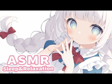 ASMR Ear Cleaning for Sleep 💙 (Ear Cleaning, Ear Blowing, 耳かき, 耳ふぅ)
