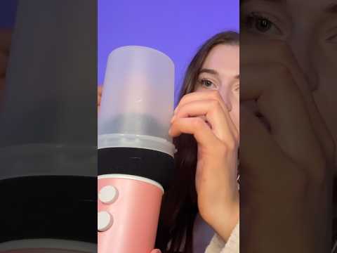 ASMR Tupperware on the Mic #asmr #relax #visualtingle #tingles #triggersforsleep