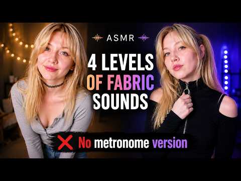 ASMR 4 Levels of Fabric Scratching... But NO METRONOME 🤫 (Pure Clothing Sounds, Deep Sleep)