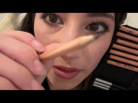 erasing & redrawing your face (asmr)