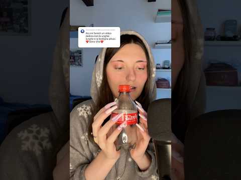 Video dedica TAPPING ASMR 🤍 #asmr #asmrita #cocacola #shorts #tapping