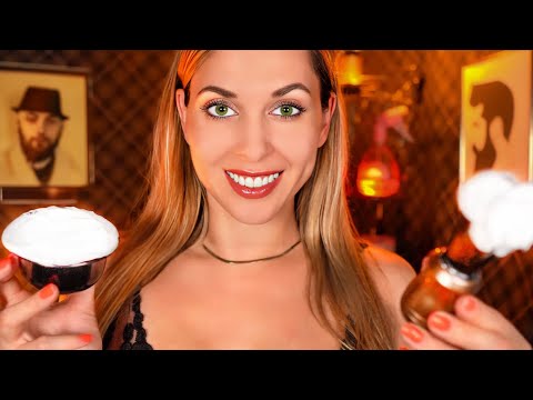 ASMR Sleep Inducing Haircut, Cosy Cabin, Shave, Massage, Brushing ...