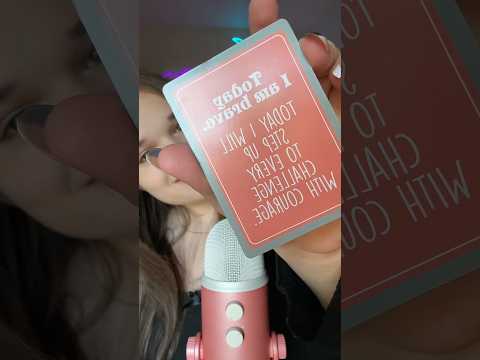 ASMR Positive Affirmations! #asmrpositiveaffirmations #asmrwhispering