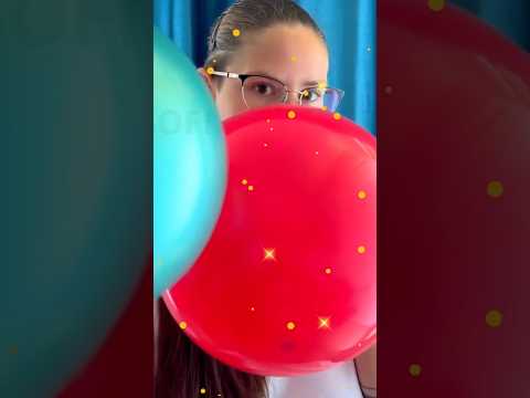 Metallic balloons - Blowing #balloon #youtubepartnerprogram #asmr #balloon