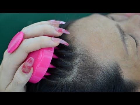 ASMR Attentive Scalp Scratching, Head Scratching / Tingles For Deep Sleep