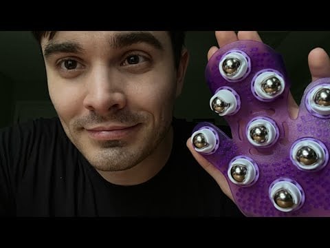 ASMR Lofi Roller Ball Scalp Massage | Whispered Rambles