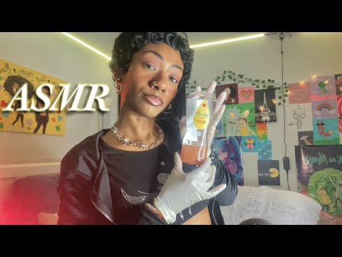 ASMR Latex Gloves With Baby Oil Gel ✨ (Very Tingly and Intense Sounds)