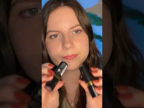 ASMR Lipstick Tapping (in both ears 👂) #asmr #asmrtapping #asmrmakeup #asmrshorts