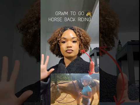 Grwm to go horse back riding #shorts