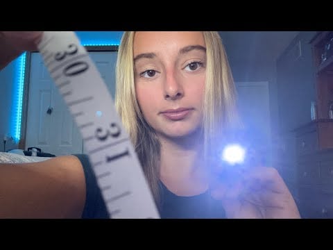 ASMR | Facial Analysis 💆🏼‍♀️ (Measuring, Tracing, Facial Expressions, etc.)