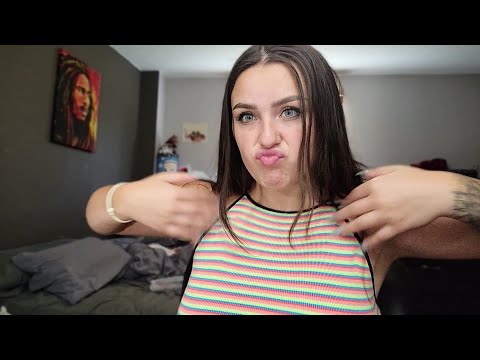 ASMR- Skin & Shirt Scratching With Long Nail Tapping!