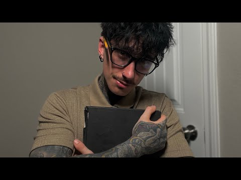 ASMR Shy Nerd Helps You Study (Has a Crush on You)