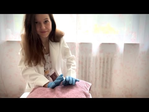 ASMR Fast Lower Body Massage Care, Relaxing Chiropractic Techniques Roleplay (german)