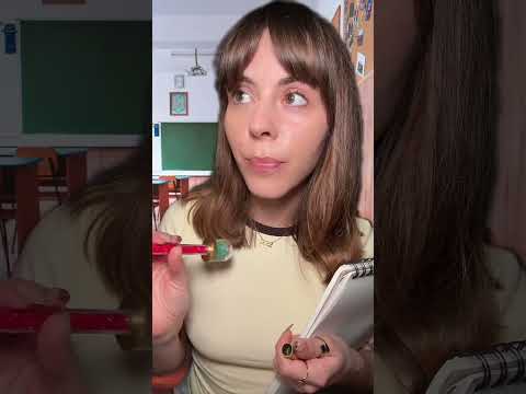 ASMR POV: The Girl in the back of class who always draws on you ✍️ #asmrshorts #asmrroleplay #shorts