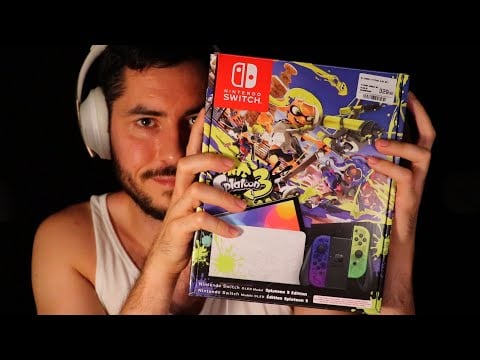ASMR le bruit relaxant de la NINTENDO SWITCH COLLECTOR SPLATOON 3